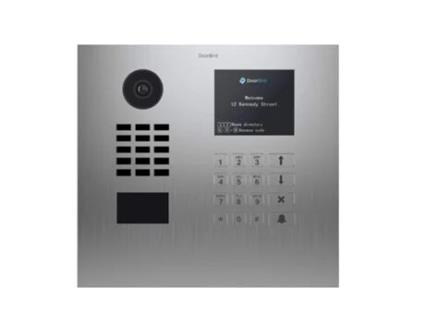 Videoporteiro DOORBIRD Montado na Porta D21Dkh-V2-Ea Salt Water