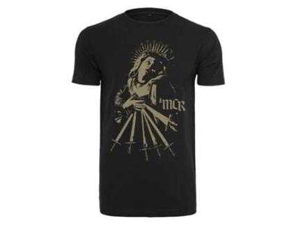 T-shirt para Mulher MERCHCODE (S - Preto)