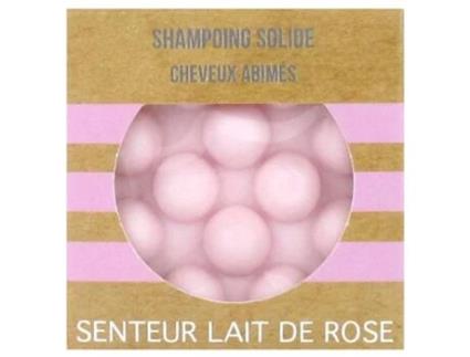 Shampoo Sólido com Leite de Rosa Perfumado para Cabelos Danificados 55 G VALDISPHARM