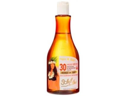 Óleo Bronzeador e Protetor Seco Spf30 150 Ml SOLEIL DES ÎLES