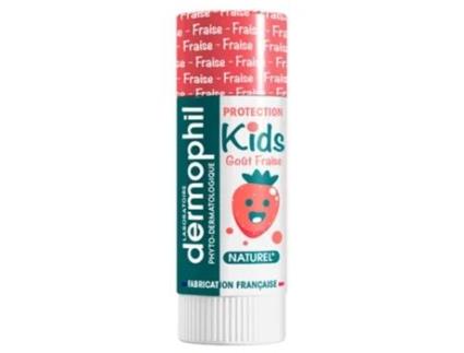 Proteção Labial Kids 4 gPerfume: Morango DERMOPHIL INDIEN