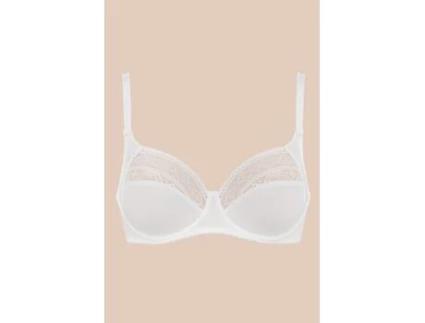 Soutien de Mulher GAIA Soft Underwear Lingerie Side Stays Branco (90E)