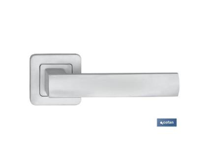 Juego manivela aluminioberlinroseta cuadarada niquel