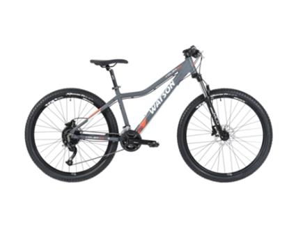 Bicicleta WATSON Volga 3.0 Lady Al 27.5X16 Gy Wt Cinza Mate Coral