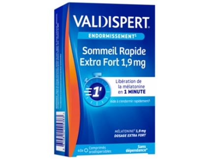 Sommeil Rapide Extra Fort 1,9 Mg 40 Comprimidos Orodispersíveis VALDISPERT
