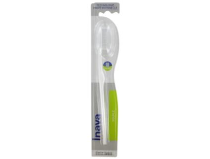 Escova de Dentes Macia 20/100 Cor: Branca INAVA