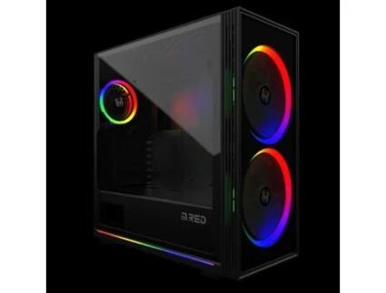 Estojo para Pc M.RED Storm Destroyer Glass-G Argb Mt/Atx