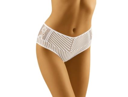 Cuecas Premium de Mulher WOLBAR Maxi Branco (2XL)