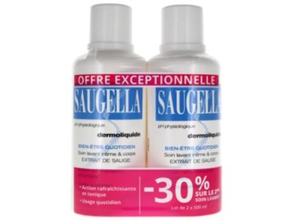 Dermoliquido Lote de 2 X 500 Ml SAUGELLA