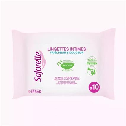 Toalhetes íntimos 10 toalhetes SAFORELLE