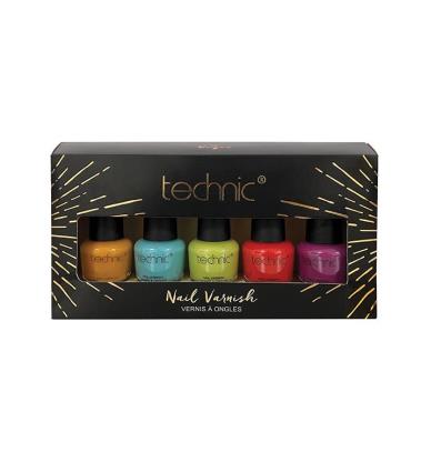 Technic Cosmetics - Conjunto de esmaltes brilhantes
