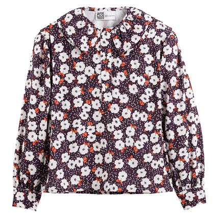 Roseanna X La Redoute Blusa com gola claudine, estampado floral
