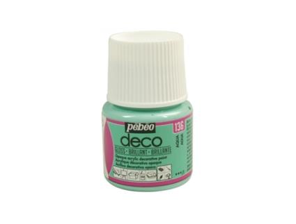 Tinta Acrílica PÉBÉO (Opaca - Brilhante Aqua 45 ml)