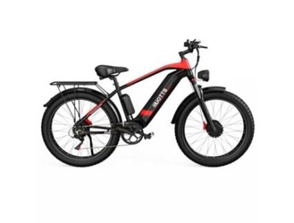 Bicicleta Elétrica DUOTTS F26 750Wx2 Motores Duplos Lg 17.5Ah Bateria 55Km - H Velocidade Máxima 55 Graus de Escalada