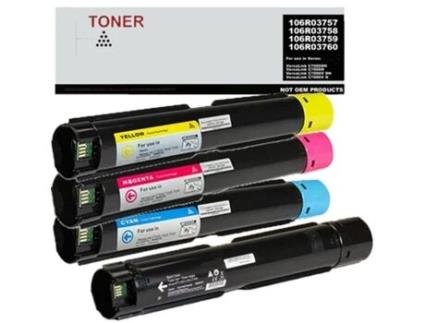 Pack 4 Cartuchos de Toner Compatível com Xerox Versalink C7000