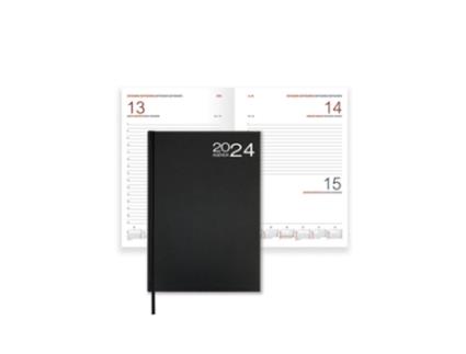Agenda FIRMO Diária Orion 140 X 210 Mm Preto - 2024
