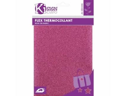 Glitter Iron-On Flex Flex Cherry 15 X 20 Cm Youdoit