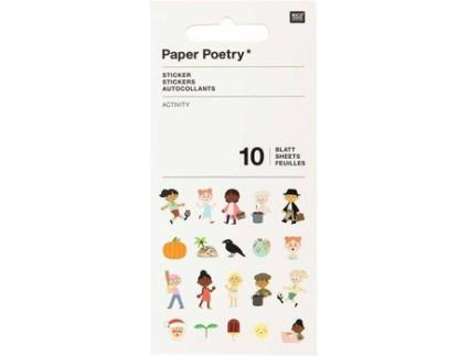 Conjunto 10 Folhas de Adesivos RICO DESIGN Actividades (15 x 7 cm)