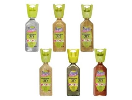 Tinta DIAM'S 6 Tintas 3D Multisuperficies 37 Ml