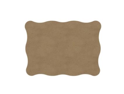 Jogo americano de madeira MDF - Wave Gomille