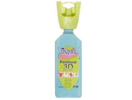 Tinta 3D Multisuperfície Azul Turquesa Brilhante Diam'S