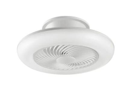 Plafon Led Aliseo 40W Branco com Ventilador de 3 Velocidades com Wi-Fi Inteligente e Controle Remoto