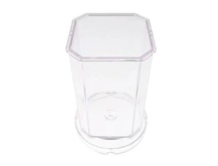 Molde plástico para velas - quadrado H 7,5 cm Graine Créative