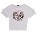T-Shirt mangas curtas DIBILIOU  Branco Disponível em tamanho para rapariga. 3 ans,4 ans,5 ans,6 ans,8 ans.Criança > Menina > Roupas > Camiseta