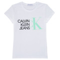 T-Shirt mangas curtas HYBRID LOGO SLIM T-SHIRT  Branco Disponível em tamanho para rapariga. 10 ans,12 ans,14 ans,16 ans.Criança > Menina > Roupas > Camiseta