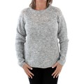 camisolas 10231492 VMDAISY LS O-NECK BLOUSE GA LIGTH GREY MELANGE  Cinza Disponível em tamanho para senhora. EU S,EU M,EU XS.Mulher > Roupas > blusa