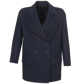 Casacos DOBBLE  Azul Disponível em tamanho para senhora. FR 38,FR 40,FR 42.Mulher > Roupas > Casacos
