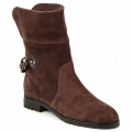 Botas baixas CHAIN BOOTS  Castanho Disponível em tamanho para senhora. 37,38.Mulher > Sapatos > Botins