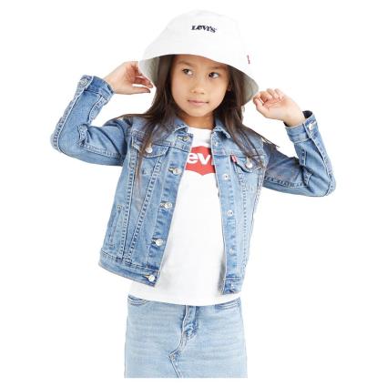 casacos de ganga 4E4388-M0K  Azul Disponível em tamanho para rapariga. 4 ans,10 ans,16 ans.Criança > Menina > Roupas > Casacos de ganga