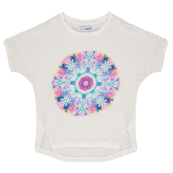 T-Shirt mangas curtas IGUALADA  Branco Disponível em tamanho para rapariga. 11 / 12 ans,13 / 14 ans,9 / 10 ans.Criança > Menina > Roupas > Camiseta