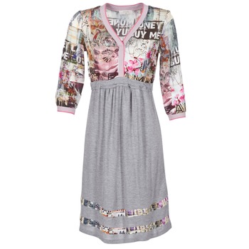Vestidos curtos ZAIROCE  Cinza Disponível em tamanho para senhora. FR 38,FR 40,FR 42.Mulher > Roupas > Vestidos