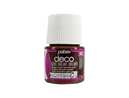 Tinta Acrílica PÉBÉO Brilhante (Opaca - Chocolate 45 ml)