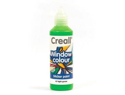 Tinta Reposicionável para Janelas Glass CREALL (Verde Claro - 80 ml)