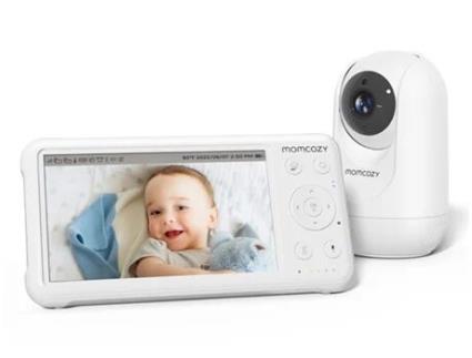 Video Baby Monitor 1080P 5 Hd com Câmera e Áudio MOMCOZY