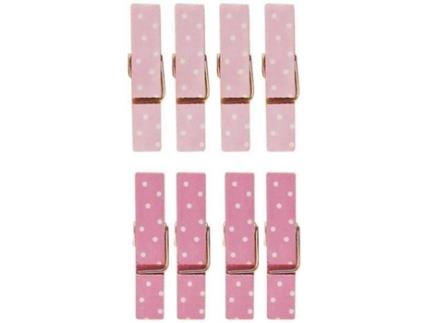Pinças GRAINE CRÉATIVE (Rosa - Madeira - 3.5 cm)