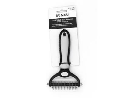 Pincel Removedor de Nós de Dupla Face Grande 17X10,2X2,7 Cm SUMSU