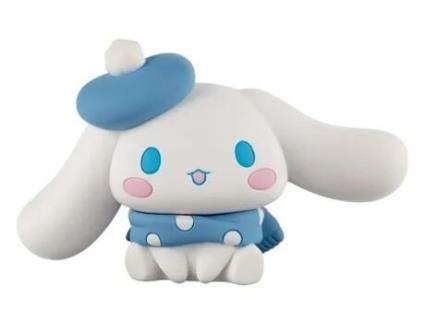 Figura Sanrio Kawaii Cinnamoroll Gasha Tokoh Anime Model Mainan Pvc Boneka Anime