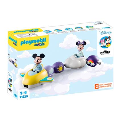 Playmobil 1.2.3 Disney: Mickey e Minnie Cloud Train