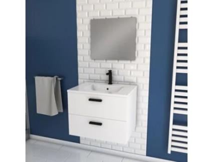 Móveis de Banho + Lavatório e Espelho AURLANE (46 x 60 x 45)