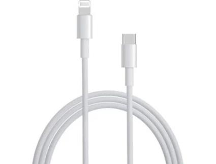Cabo YIOU Lightning (USB-C - 1 m - Branco)