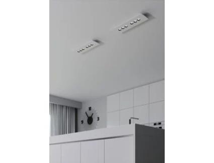 Xico Plafon Led Gesso Branco 6Xled3W 1260Lm com Cct 20X70X4,7cm