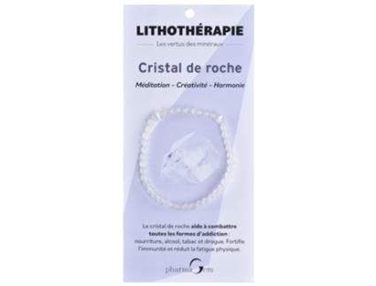 Pulseira Litoterapia Cristal de Rocha 4 Mm PHARMAGEM