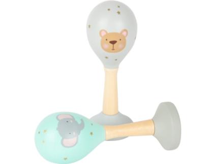 Musical Rattles Pastel SMALL FOOT COMPANY (Idade minima recomendada: 12 meses)