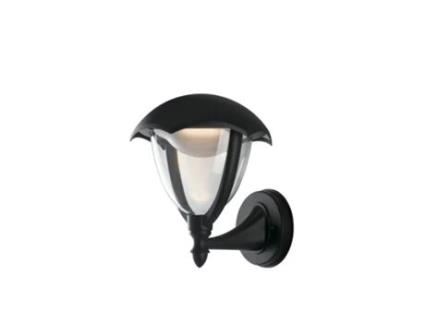 Megan Candeeiro de Parede Exterior Led Preto com Sensor de Movimento Regulável 12W 4000K Luz Natural Ip44