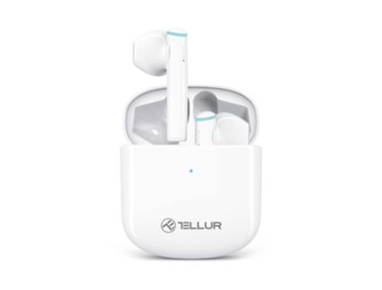 Auriculares Bluetooth True Wireless Tellur Aura App Branco