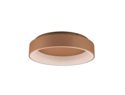 Plafon Led Noah em Alumínio Dourado 60W com Função Cct 60cm